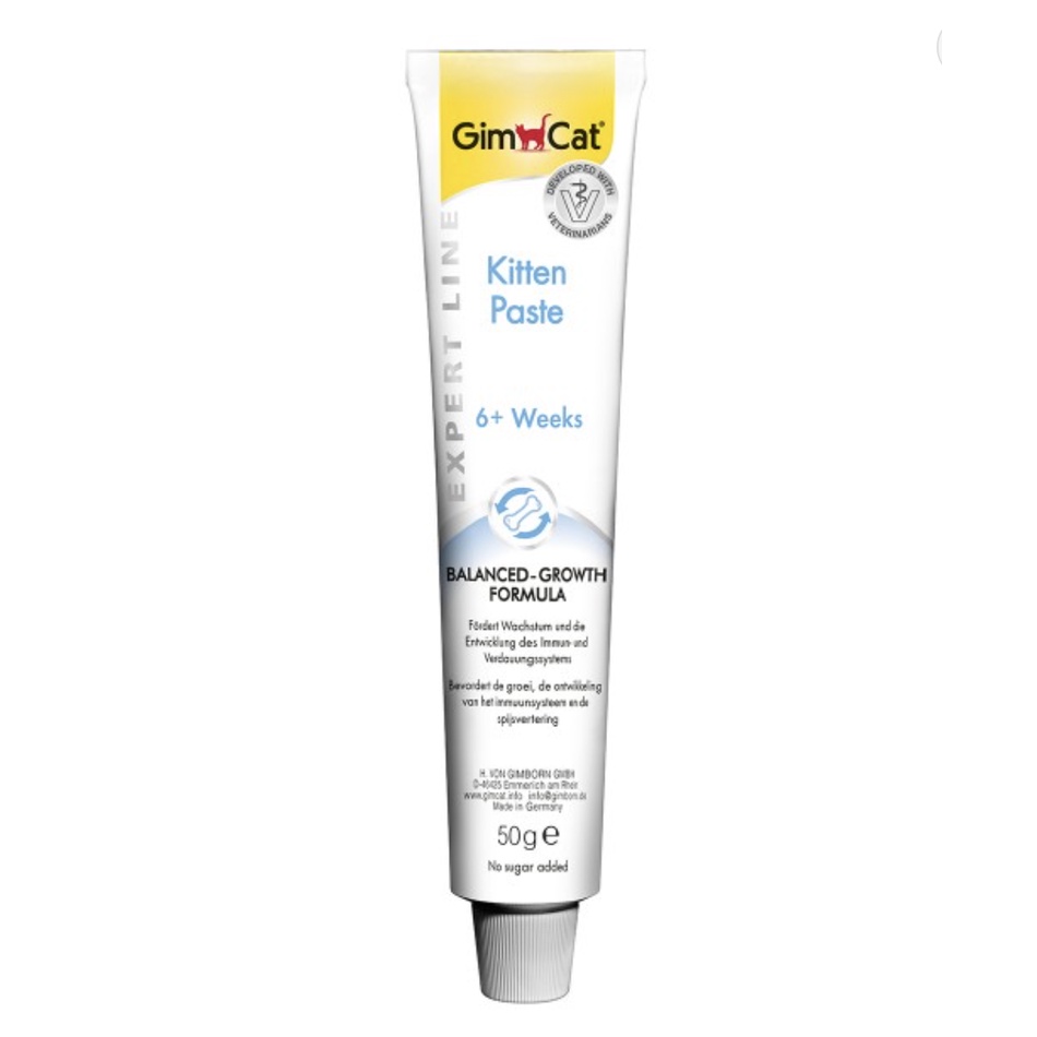 GIMCAT KITTEN 50g - GEL DINH DƯỠNG CHO MÈO CON TỪ 6 TUẦN TUỔI