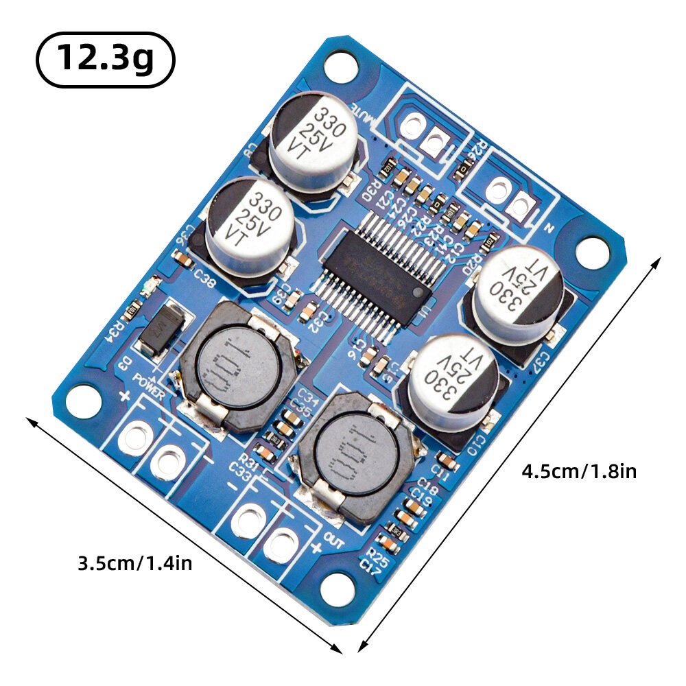 Bảng mạch khuếch đại âm thanh ZIQQUCU Mono TPA3118D2 30W chuyên dụng
