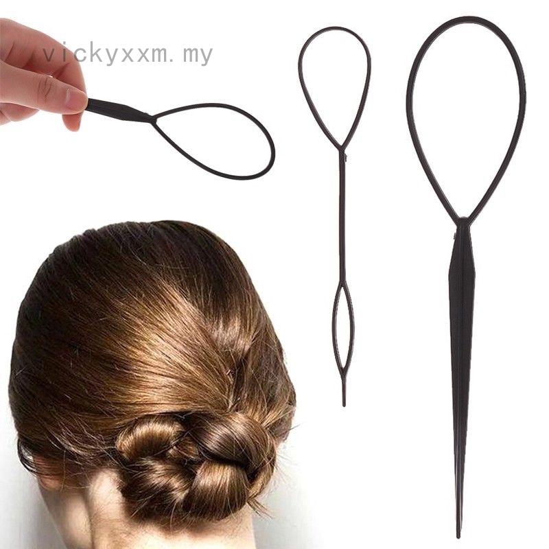 Kẹp Tạo Kiểu Tóc Bằng Nhựa Tiện Dụng Cho Nữ