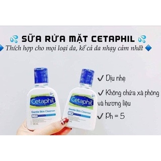 Sữa Rửa Mặt Cetaphil 125ml