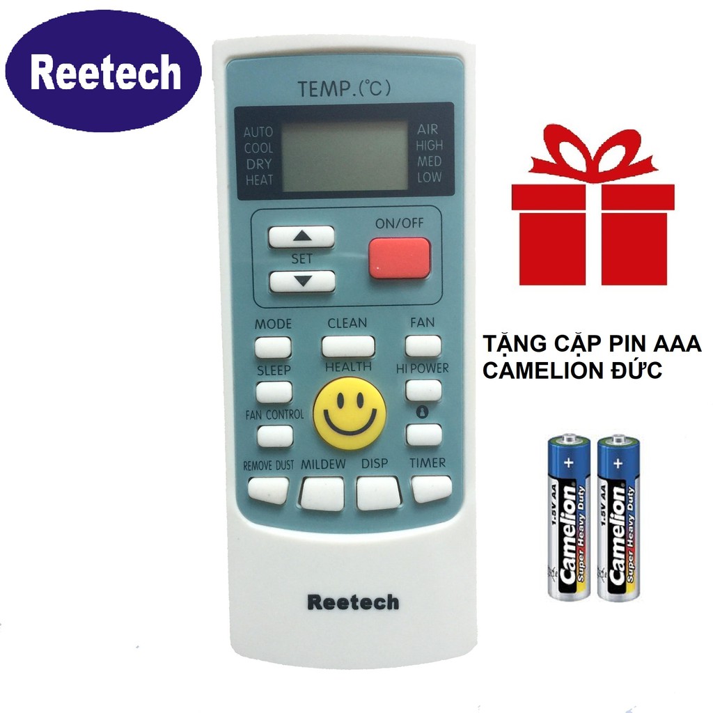 REMOTE MÁY LẠNH REETECH YKR-H008 - ĐIỀU KHIỂN ĐIỀU HÒA REETECH YKR-H008