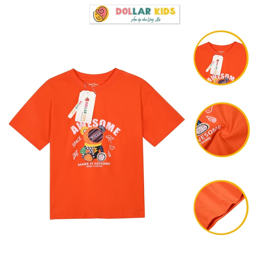 Áo Thun Cho Bé Dollarkids 100%Cotton Cho Tre Từ 10kg Đến 46kg