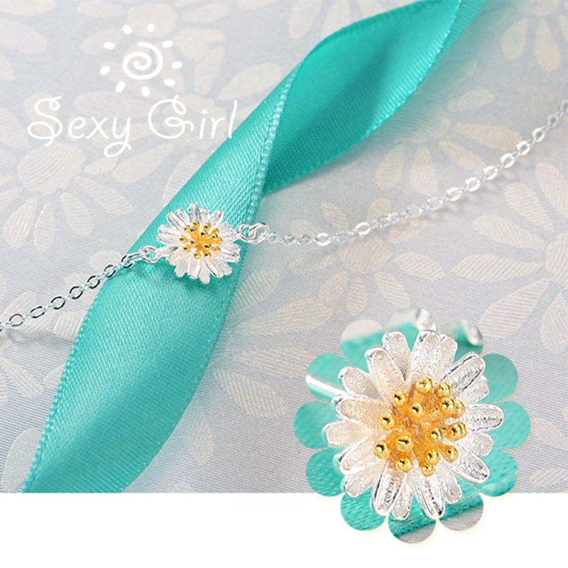 Bộ Trang Sức Hình Hoa Cúc Xinh Xắn Quyến Rũ Cho Nữ