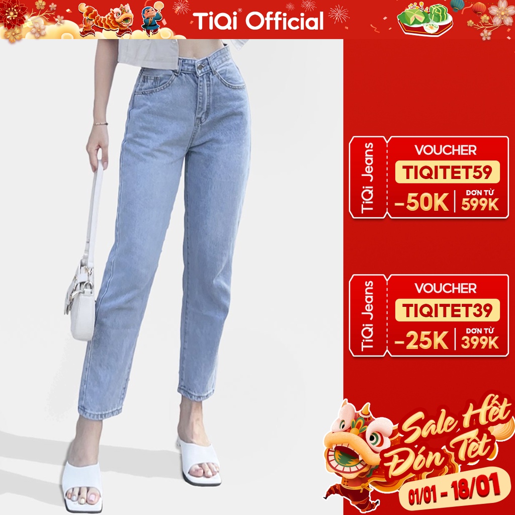 Quần Baggy Jean Trơn Hot Trend TiQi Jeans B thumbnail