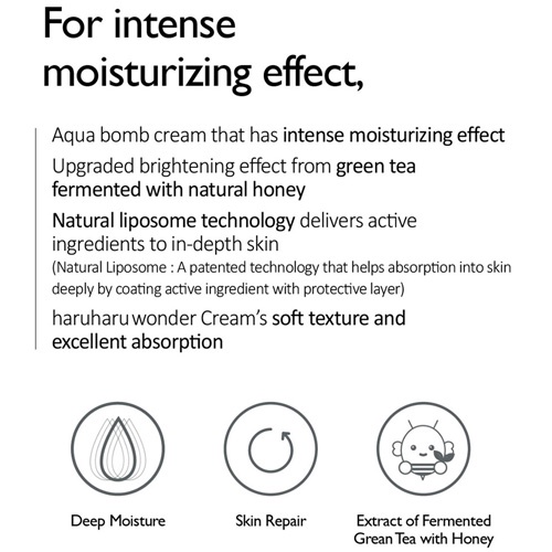 Kem dưỡng da chiết xuất mật ong Haruharu WONDER 38g/90g