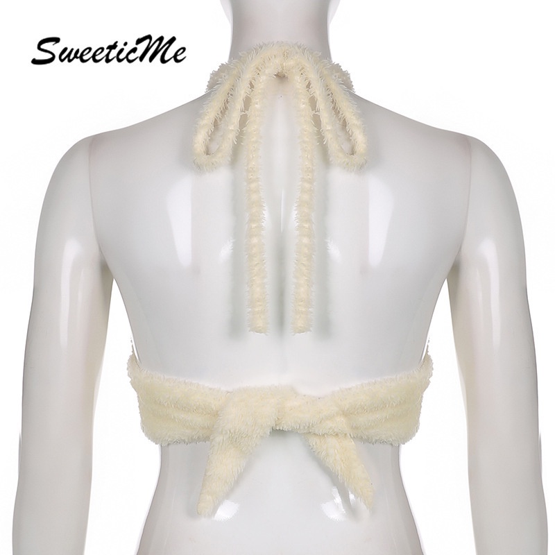 Áo kiểu yếm vải cotton đính hạt kim cương hình trái tim SweeticMe dành cho nữ thời trang 2022 | BigBuy360 - bigbuy360.vn