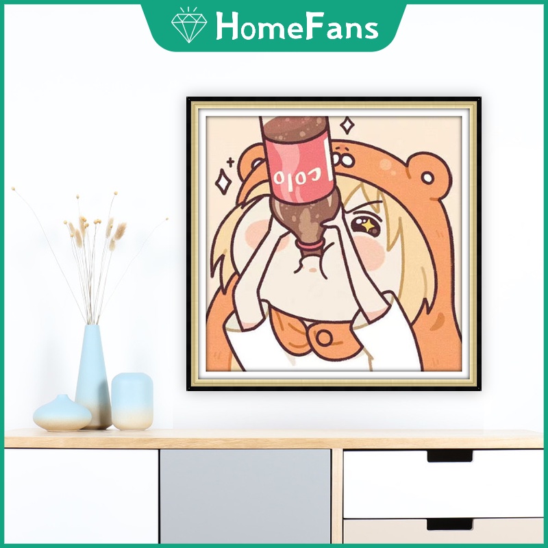 [HF] Himouto! Bộ Tranh Đính Đá 5D Tự Làm Hình Umaru-Chan 30x30cm / 40x40cm / 50x50cm
