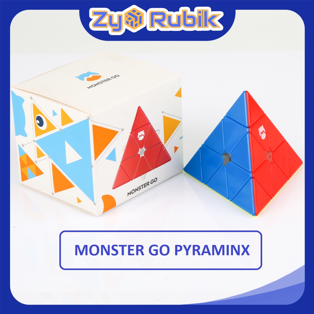 Rubik Kim Tự Tháp Pyraminx Monster Go Stickerless - ZyO Bbik