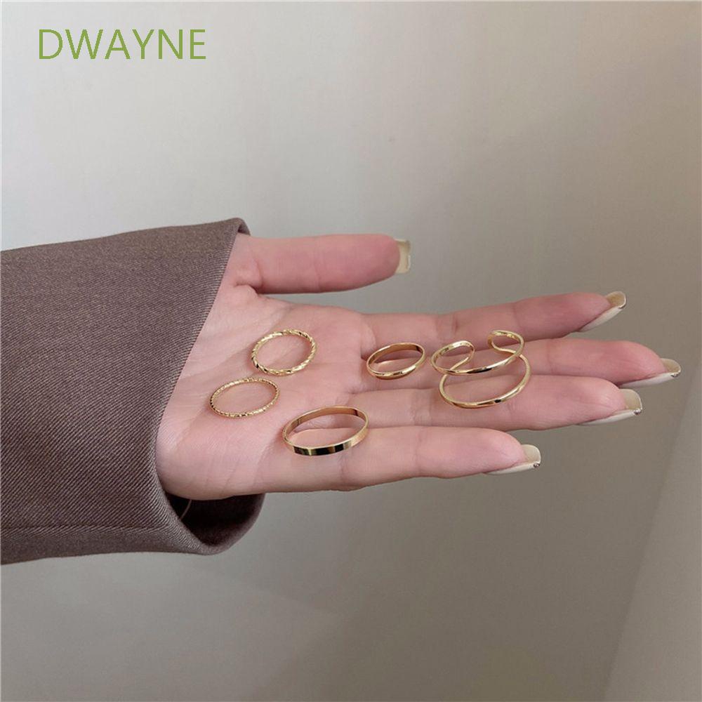 Set nhẫn đeo khớp ngón tay kiểu dáng đơn giản thanh lịch dành cho nữ