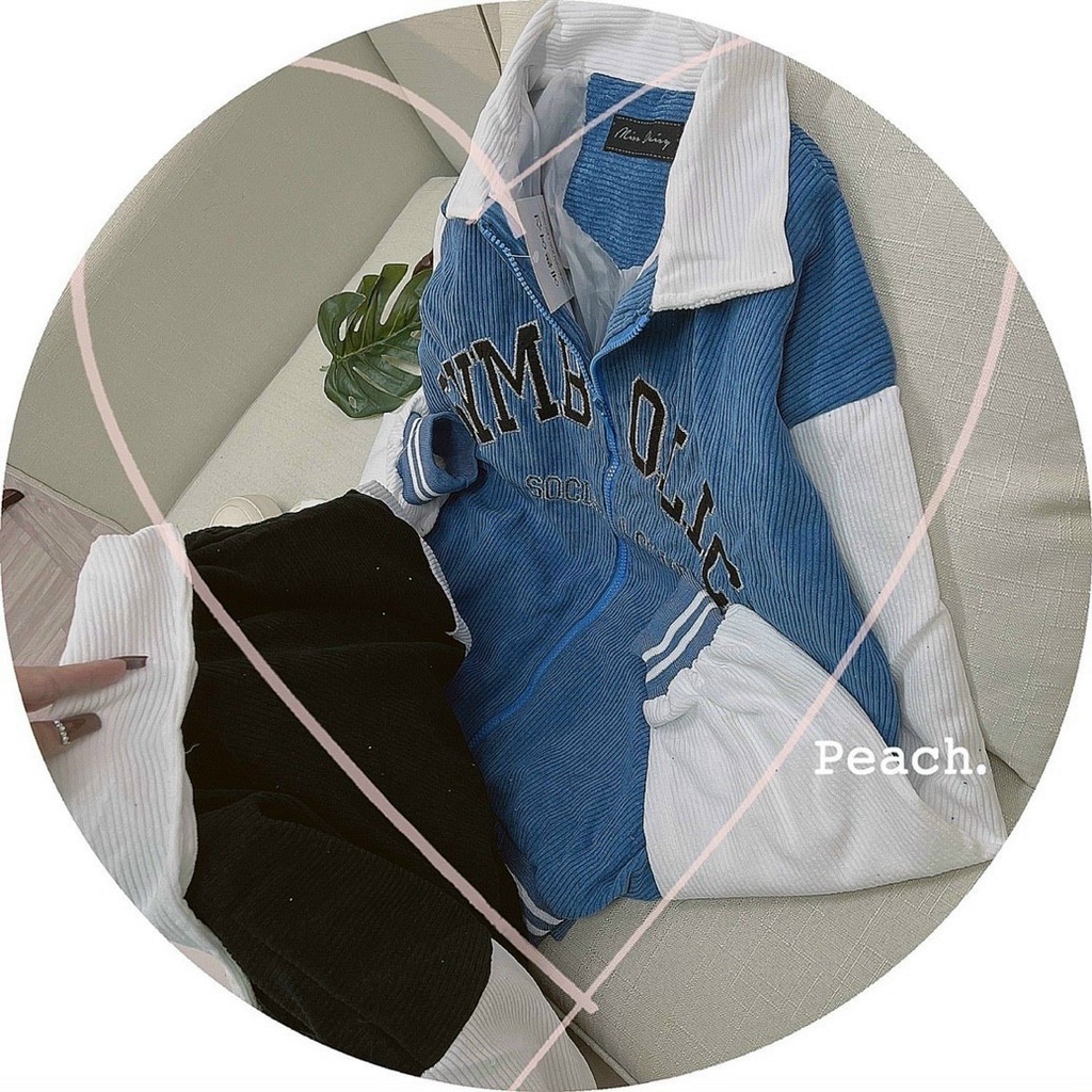 ÁO KHOÁC BOMBER NHUNG TĂM UNISEX NAM NỮ FORM RỘNG CỰC XIN HOT- ĐĂNG QUANG FASHION