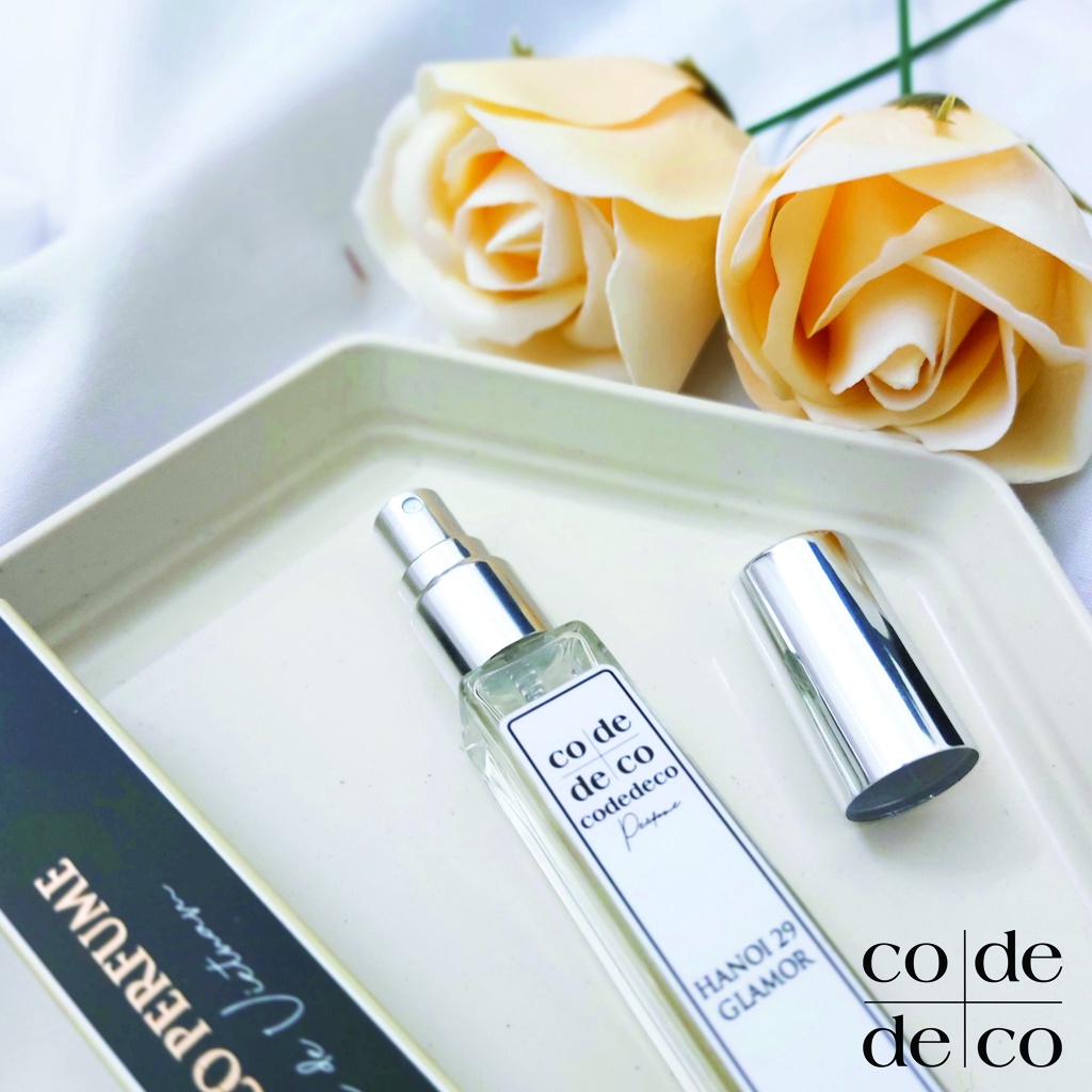 Tinh dầu thơm Code Deco Hanoi 29 Glamor 10ml, Nhẹ Nhàng, Tinh Tế