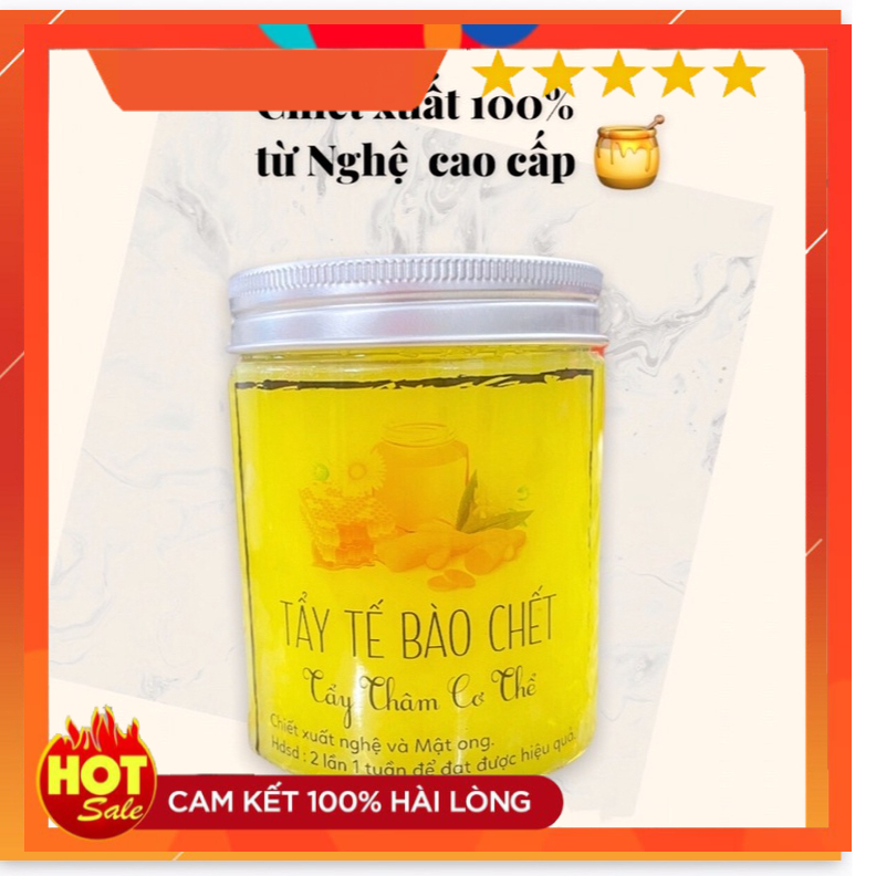 Muối nghệ và Mật ong khử thâm body