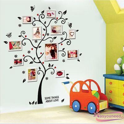 Sticker dán tường hình cây trang trí sáng tạo