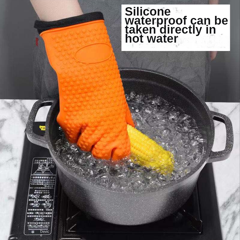 1 Găng Tay silicone Chống Bỏng Chịu Nhiệt Độ Cao Tiện Dụng