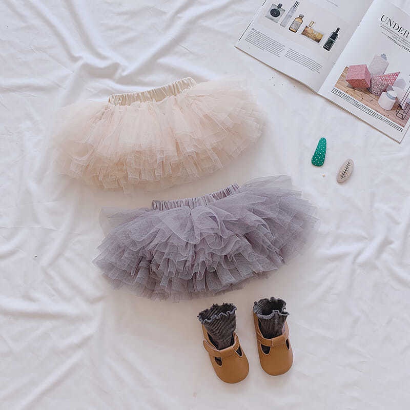 Chân Váy tutu Ngắn Dễ Phối Đồ Cho Bé Gái