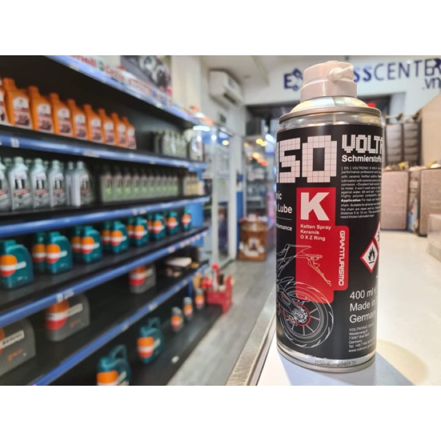 Dưỡng Sên xích Voltronic M50 Cao Cấp Ceramic Chain Lube + Cọ chà sên