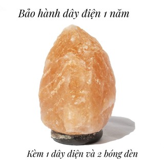 Đèn đá muối hymalaya (4-5kg) Trang trí, xông tinh dầu, đèn phong thủy, hút tài lộc, tăng dương khí...