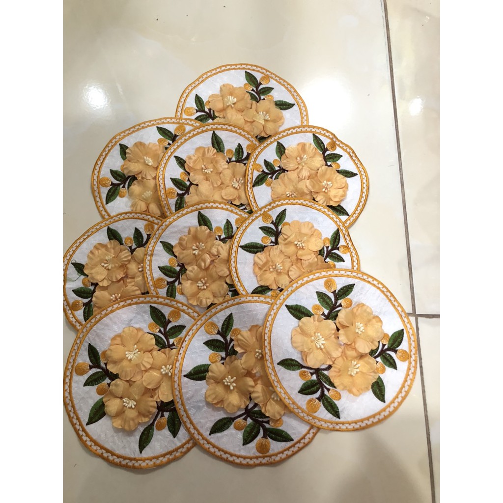combo ren tròn trang trí áo dài