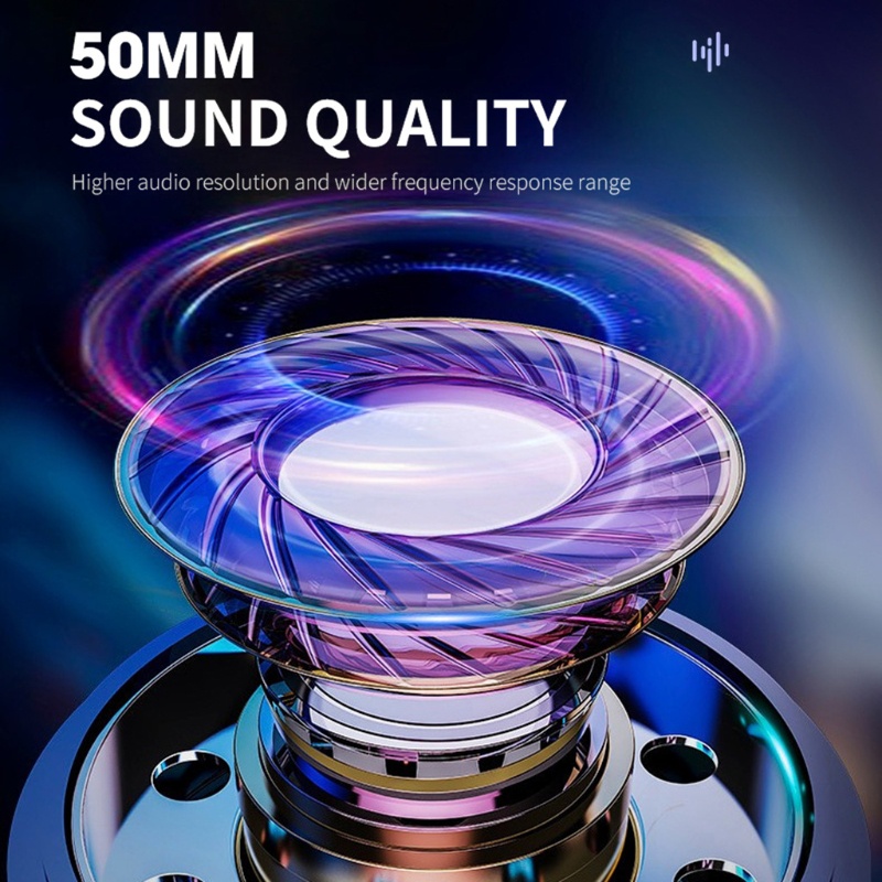 Tai nghe chơi game hình tai mèo nhiều màu sắc kèm đèn LED RGB 50mm