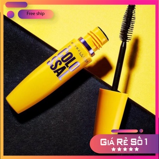 Mascara làm dày mi maybeline vàng(tặng 1 cây sơn kem)
