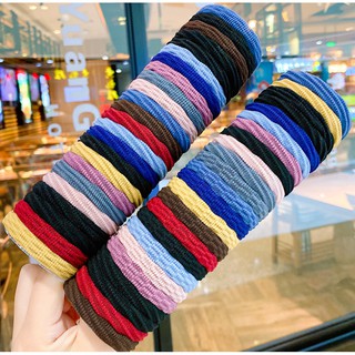 Dây buộc tóc vải co giãn- Mix màu - Rẻ bất ngờ