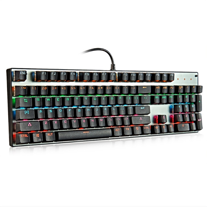Bàn Phím Cơ Gaming 2 Trong 1 Tích Hợp Đèn LED 104 Phím
