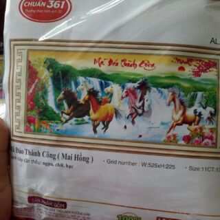 Tranh thêu mã đáo thành công
