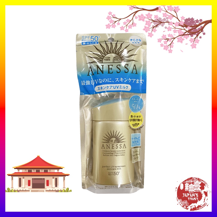 Kem chống nắng Anessa Perfect UV Sunscreen Skincare Milk SPF 50+ PA++