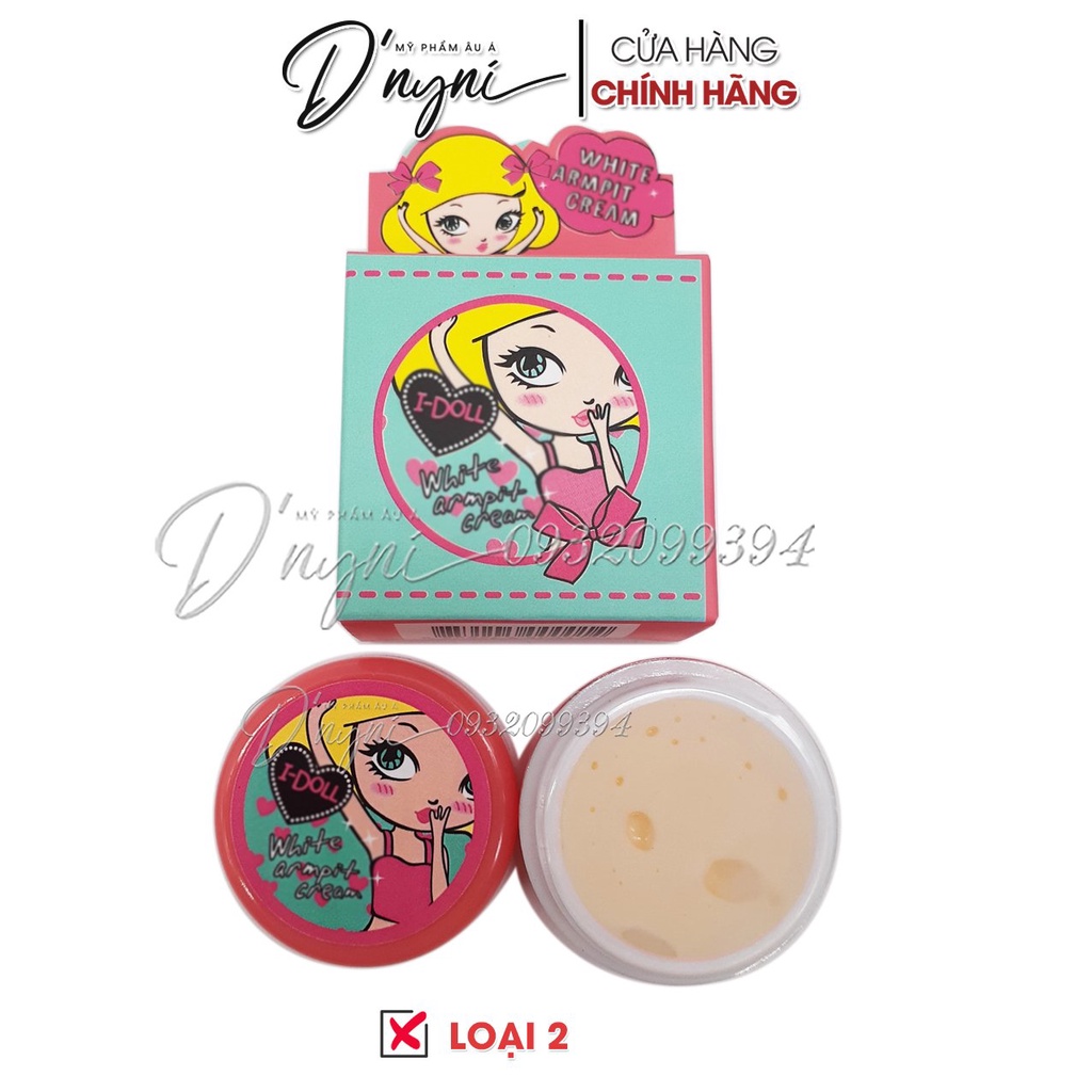 Kem Dưỡng Thâm Nách Trắng Da I-Doll White Armpit Cream 5g Thái Lan