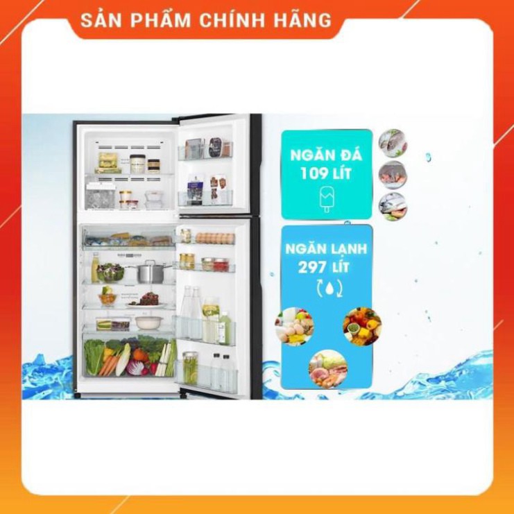 [ FREE SHIP KHU VỰC HÀ NỘI ] Tủ lạnh Hitachi 406 lít ( Đen ) R-FG510PGV8(GBK)
