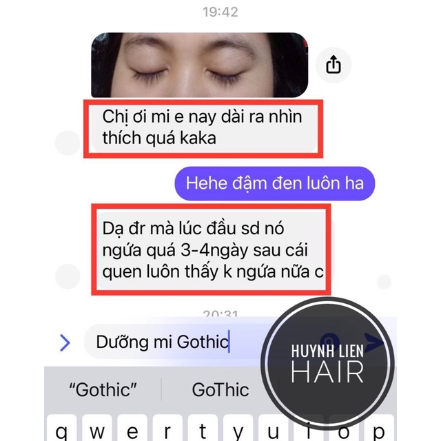 Dưỡng Mi GoThic [CHÍNH HÃNG 100%] Giúp Làn Mi Dài Cong Giảm Gãy Rụng