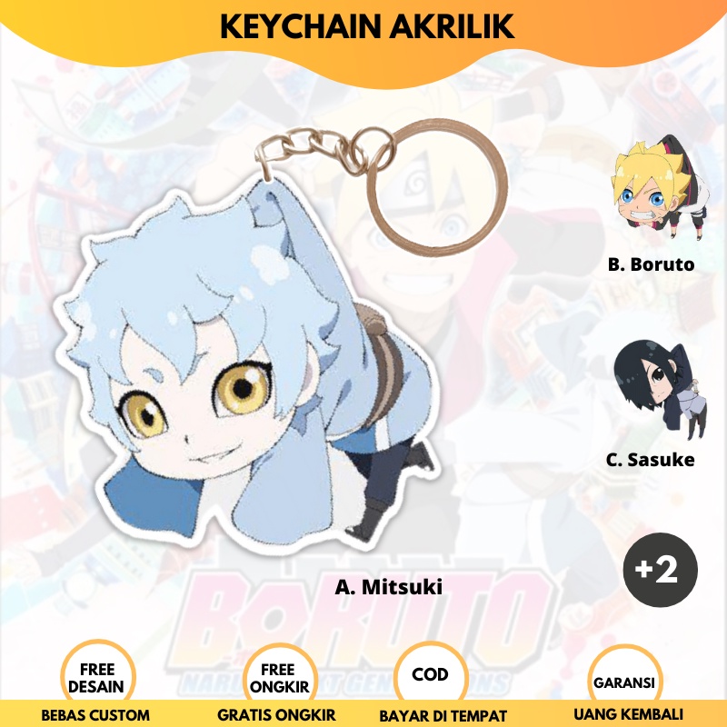 Móc Khóa In Hình Nhân Vật mitsuki 2 Mặt Bằng Acrylic