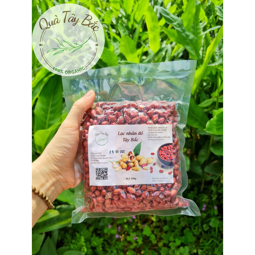 Lạc dé đỏ vùng cao Thơm Bùi Ngọt túi 500g