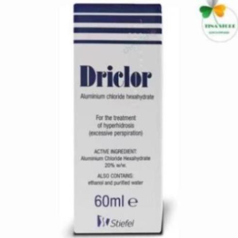 Driclor 60ml Của Anh Lăn Khử Mùi Mồ Hôi Tay Chân Nách