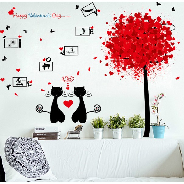 Decal trang trí Happy Valinetine Days