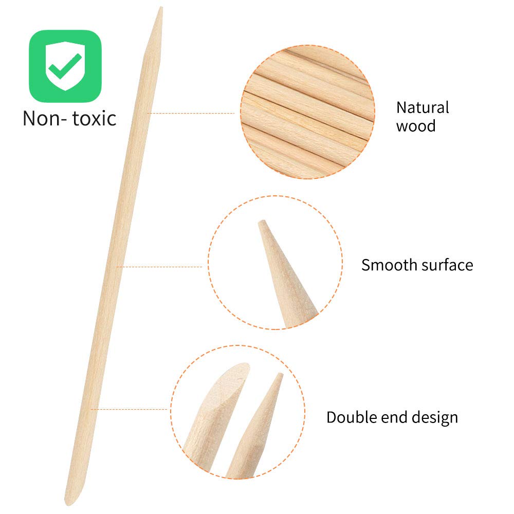 Que gỗ làm nail , túi 1 cây que gỗ đẩy da , tháo móng , dụng cụ nailbox