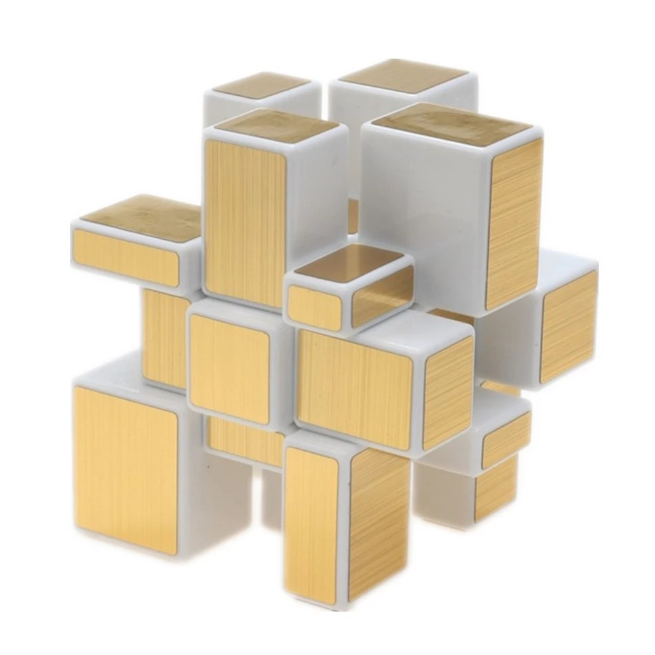 Shengshou Mirror cube 3x3 Magic cube sengso Đồ Chơi Khối Rubik 3x3 Thần Kì Màu Vàng/Bạc
