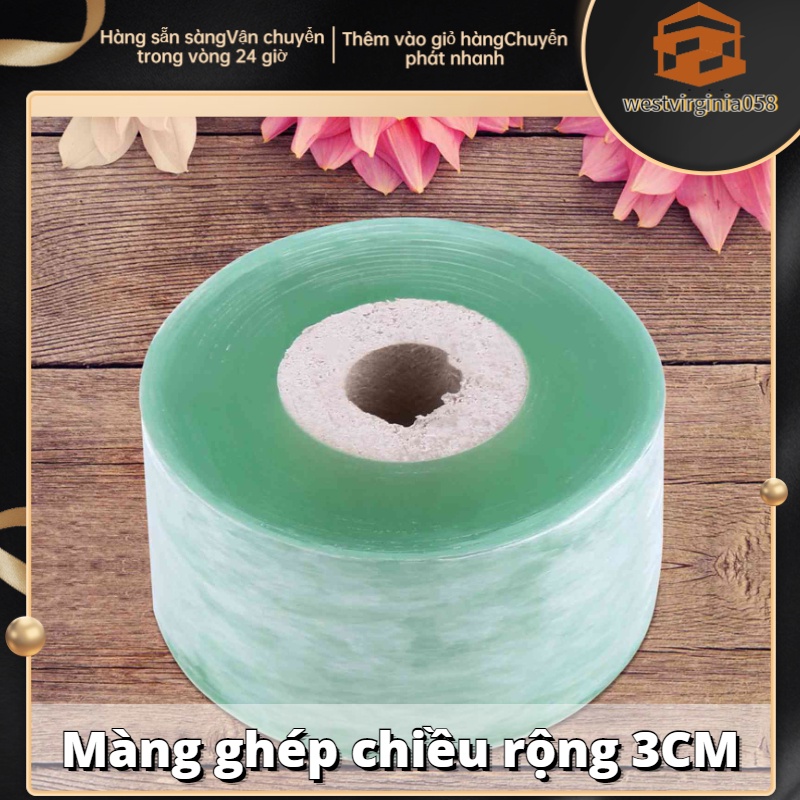 Hàng Hot Băng keo ghép cây ăn quả PVC Secateurs Công cụ làm vườn chi nhánh Engraft 3CM * 100M Hàng giao ngayWestvirginia058