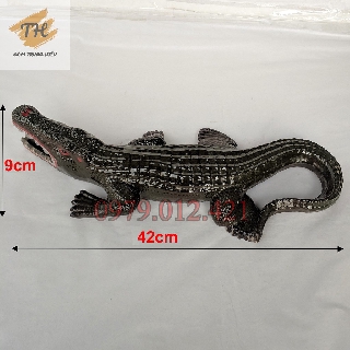 Tượng cá sấu gốm Bát Tràng size lớn