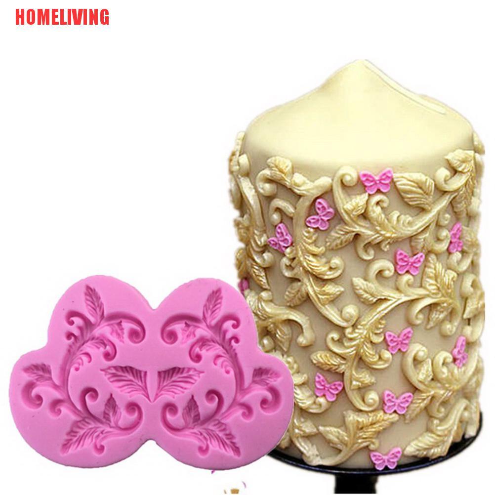 Khuôn Silicone Tạo Hình Dây Hoa Trang Trí Bánh DIY