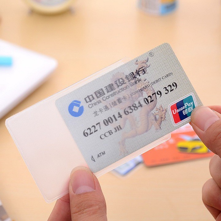 Vỏ bọc thẻ ATM, thẻ căn cước, thẻ sinh viên, name card, card visit, bằng lái xe chống thấm nước, chống ẩm