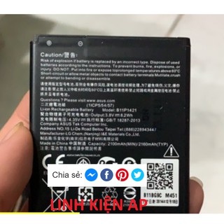 Pin asus zenfone c z007 c plus / zc451cg / z007 / b11p1421