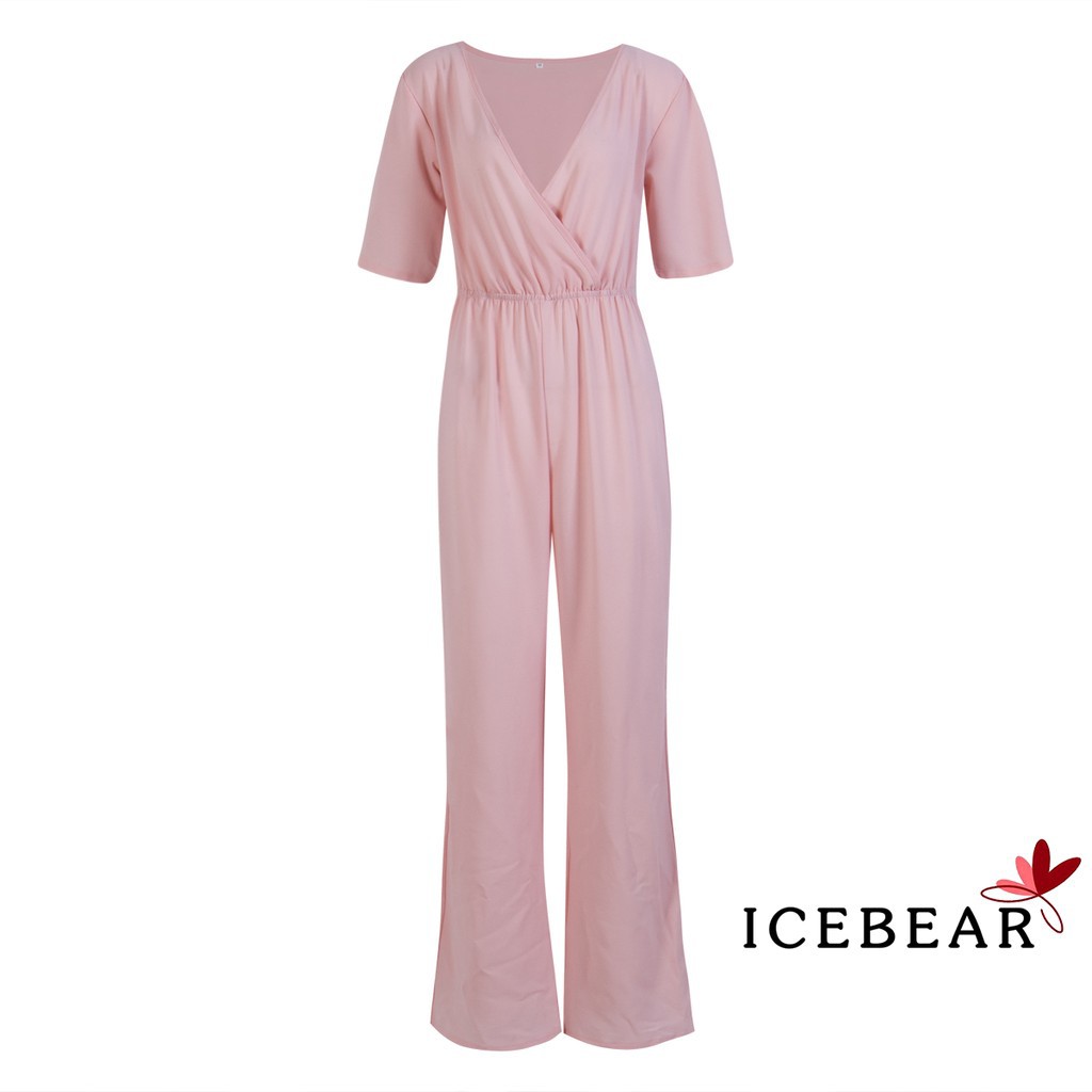 Jumpsuit dài kiểu dáng đơn giản thời trang cho nữ