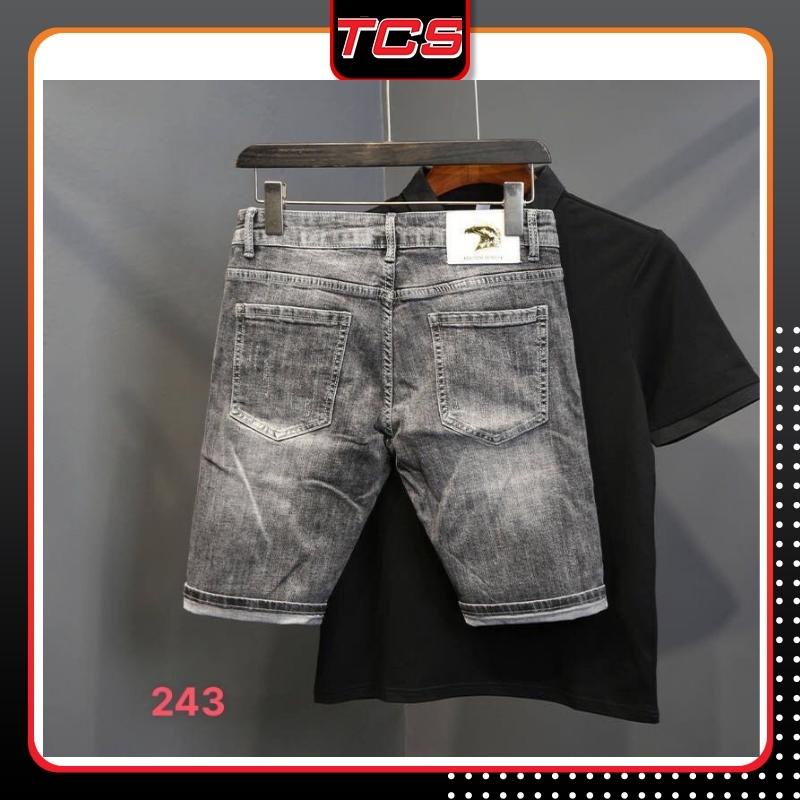 QUẦN SHORT JEAN NAM CO DÃ 4 CHIỀU CAO CẤP 140