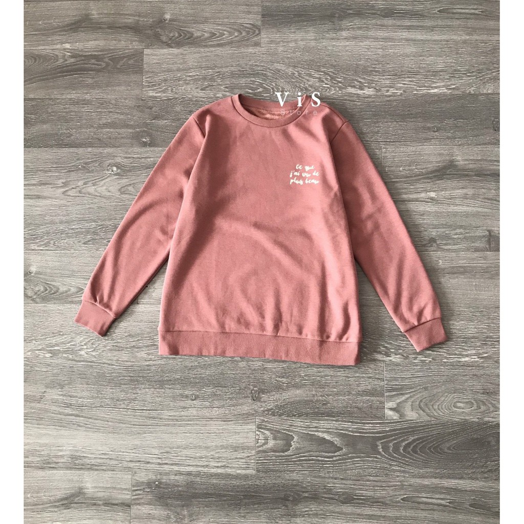 ÁO NỈ NỮ LÓT LÔNG MẶT TRONG UNISEX | BigBuy360 - bigbuy360.vn