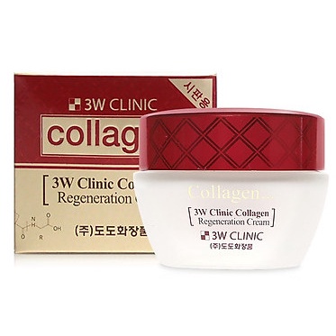 Kem dưỡng trắng da mặt chống lão hóa 3W Clinic Collagen Regeneration Cream 60ml