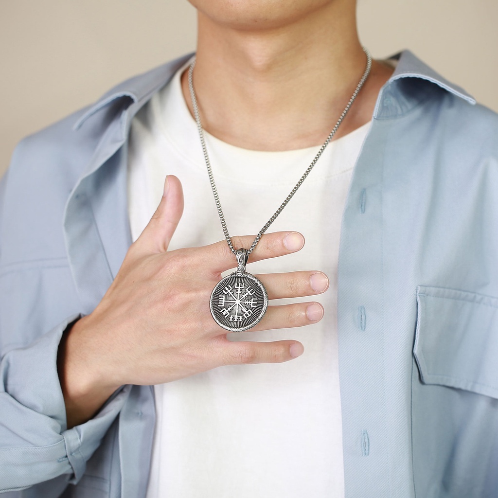 Vòng cổ Mặt La Bàn Thời Trang Cá Tính