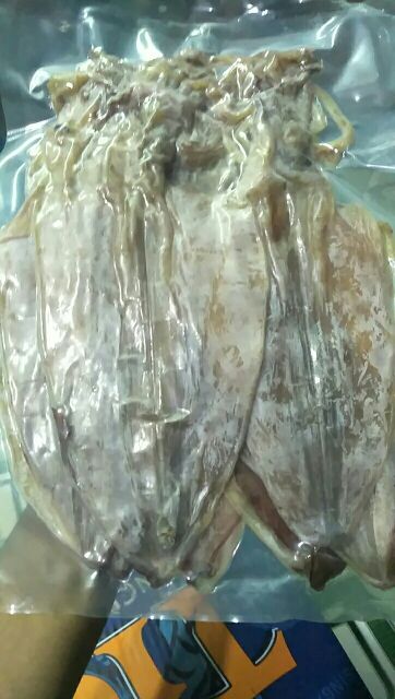 3 con mực khô lớn y hình. Khô mực ngon To hơn bàn tay