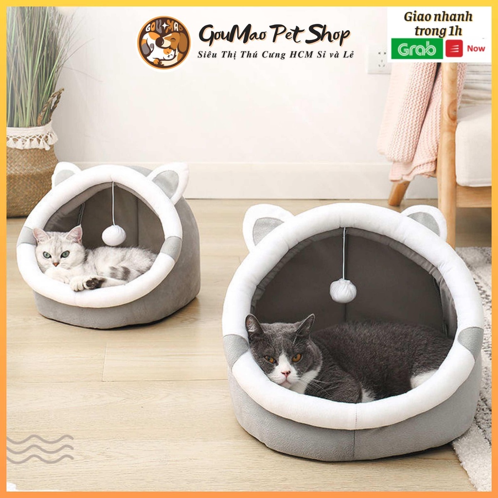 [SIZE LỚN] Nhà ngủ, ổ nệm cho chó mèo kiểu dáng dễ thương - Goumao pet