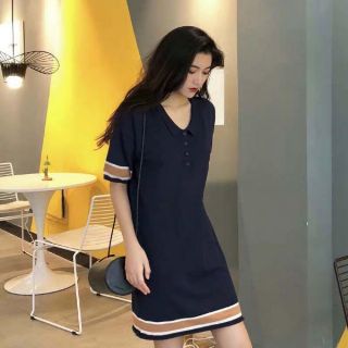 Váy thu đông dáng suông